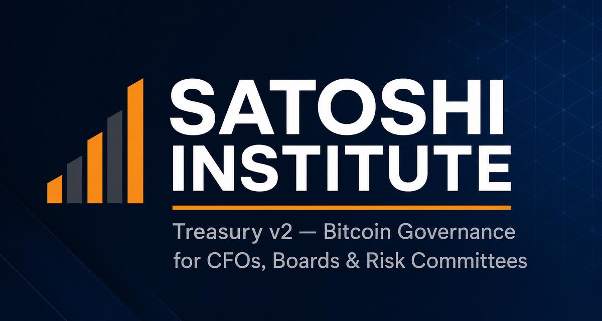 Satoshi Institute Treasury v2 social card